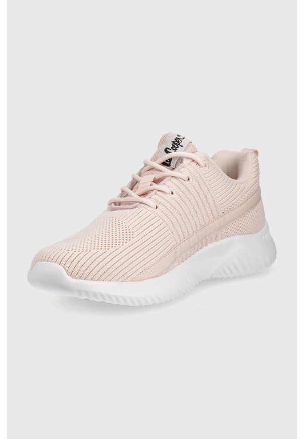 Lee Cooper buty kolor różowy. Nosek buta: okrągły. Zapięcie: sznurówki. Kolor: różowy. Materiał: guma. Obcas: na platformie