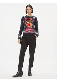 Vero Moda Sweter 10292636 Granatowy Regular Fit. Kolor: niebieski. Materiał: syntetyk #5