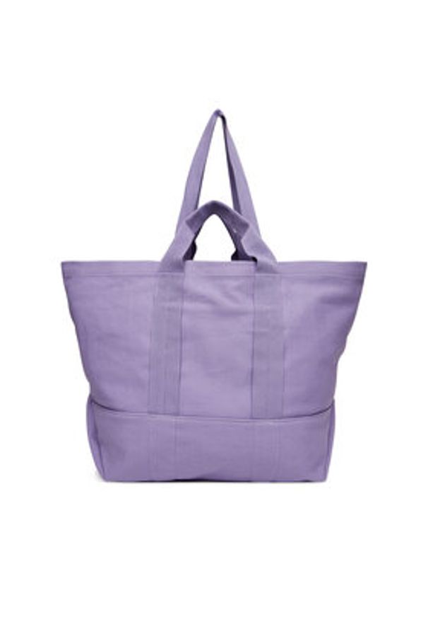 Tommy Jeans Torebka Tjw Tote Edition Canvas AW0AW17542 Fioletowy. Kolor: fioletowy