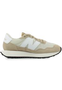 New Balance - Buty na co dzień damskie NEW BALANCE 237 skóra. Okazja: na co dzień. Kolor: beżowy. Materiał: skóra