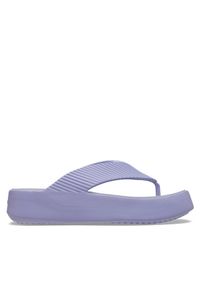 Crocs Japonki Getaway Groove Platform Flip 210700 Fioletowy. Kolor: fioletowy. Obcas: na platformie