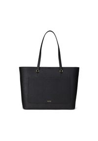 Lauren Ralph Lauren Torebka 431911655001 Czarny. Kolor: czarny. Materiał: skórzane #7