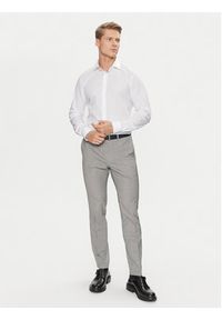 Calvin Klein Koszula Poplin Stretch Regular Shirt K10K109509 Biały Slim Fit. Kolor: biały. Materiał: bawełna #5