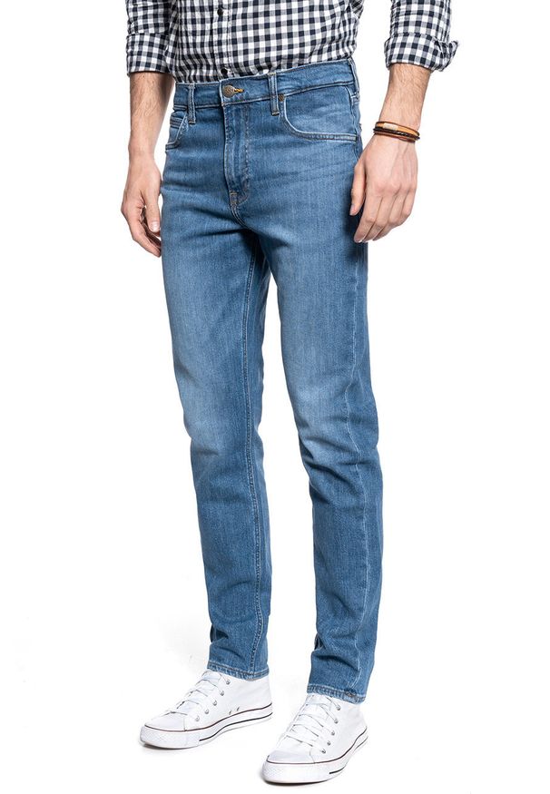 Lee - LEE AUSTIN MĘSKIE SPODNIE JEANSOWE DARK FREEPORT L733PXGQ 112140805