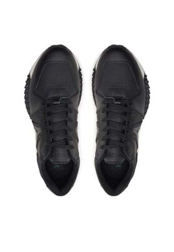 Lacoste Sneakersy 747SMA0115 Czarny. Kolor: czarny. Materiał: skóra