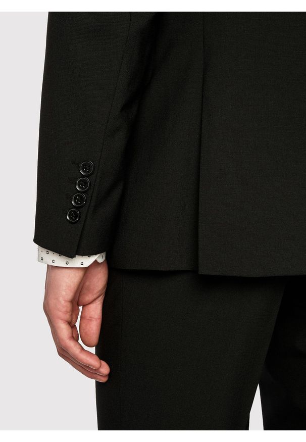 Pako Lorente - PAKO LORENTE – Marynarka garniturowa w kolorze czarnym. Kolor: czarny. Materiał: wełna. Styl: klasyczny