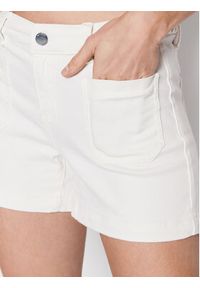 Morgan Szorty jeansowe 221-SHEVEN Biały Regular Fit. Kolor: biały. Materiał: jeans, bawełna, syntetyk #4