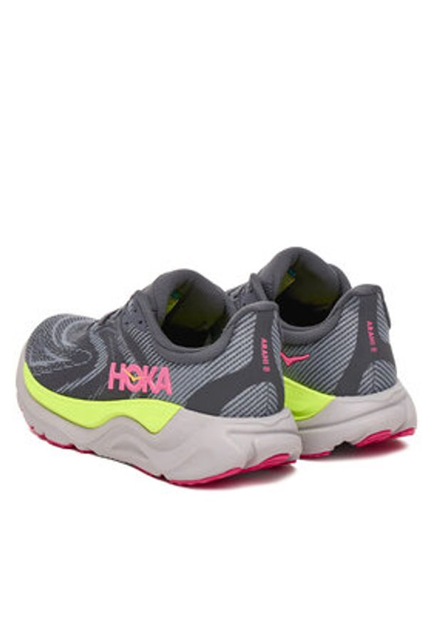 HOKA - Hoka Buty do biegania Arahi 8 1168691 Szary. Kolor: szary. Materiał: materiał