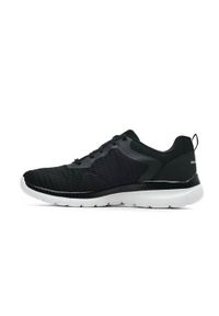 skechers - Buty do chodzenia damskie Skechers Dynamight 20. Zapięcie: sznurówki. Kolor: czarny. Materiał: materiał, syntetyk, tkanina. Szerokość cholewki: normalna. Sport: turystyka piesza