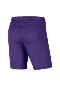 Nike - Spodenki Dziecięce Dry Park III DriFIT. Kolor: fioletowy. Styl: sportowy. Sport: turystyka piesza