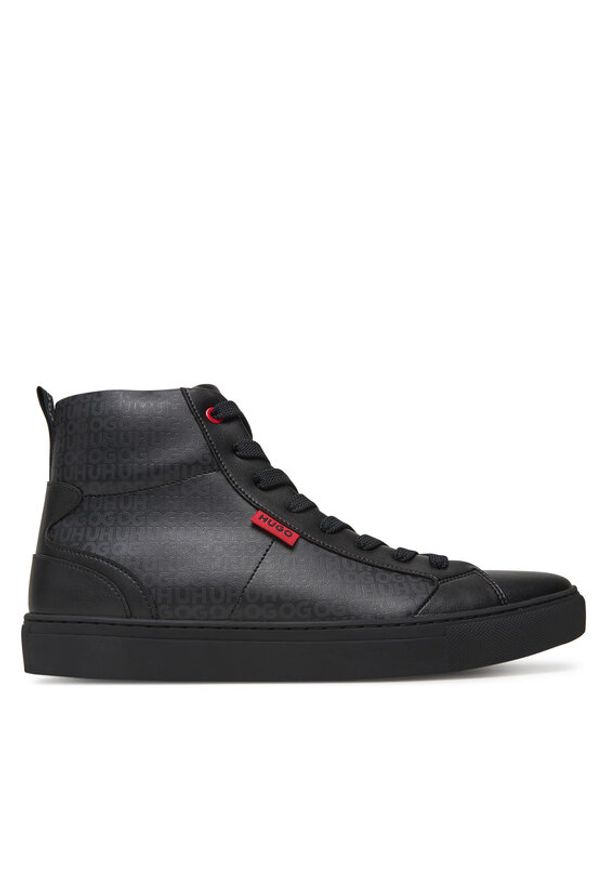 Hugo - HUGO Sneakersy Morrie 50553127 Czarny. Kolor: czarny. Materiał: skóra