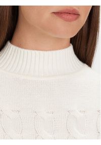 Guess Golf W5BR30 Z1192 Écru Relaxed Fit. Typ kołnierza: golf. Materiał: syntetyk #5