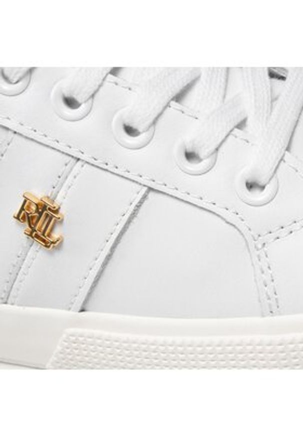 Lauren Ralph Lauren Sneakersy Janson II 802830937006 Biały. Kolor: biały. Materiał: skóra