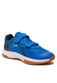 Puma Buty halowe Varion V Jr 106586 06 Niebieski. Kolor: niebieski. Materiał: materiał #6