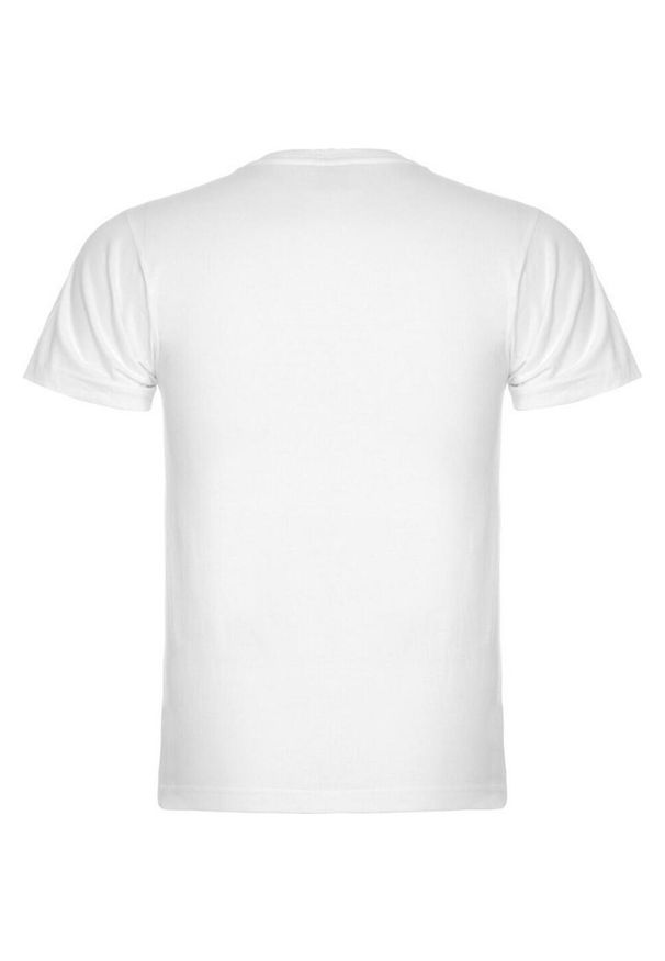 ROLY - Męska Koszulka Samoyedo Z Dekoltem V. Kolor: biały. Sport: turystyka piesza