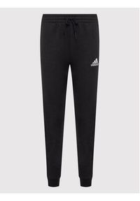 Adidas - adidas Spodnie dresowe Essentials Fleece GM5547 Czarny Regular Fit. Kolor: czarny. Materiał: bawełna, syntetyk #4