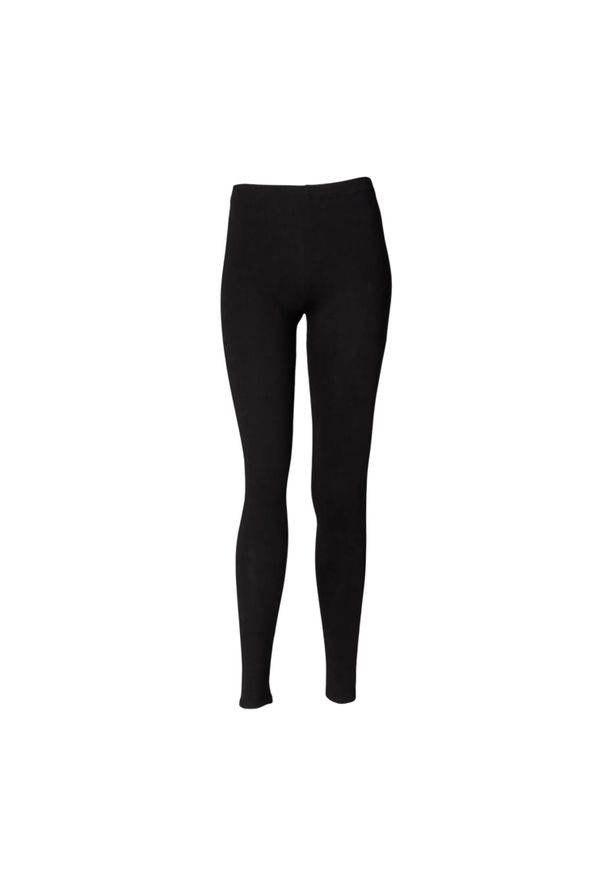 SKINNI FIT - Damskie Legginsy. Kolor: czarny