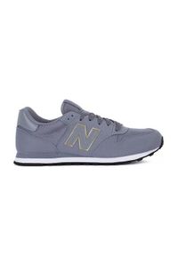 Buty do chodzenia damskie New Balance 500. Zapięcie: sznurówki. Kolor: szary. Materiał: syntetyk, materiał. Szerokość cholewki: normalna. Sport: turystyka piesza