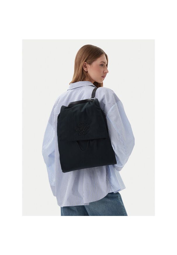 TOMMY HILFIGER - Plecak Tommy Hilfiger. Kolor: czarny. Materiał: nylon