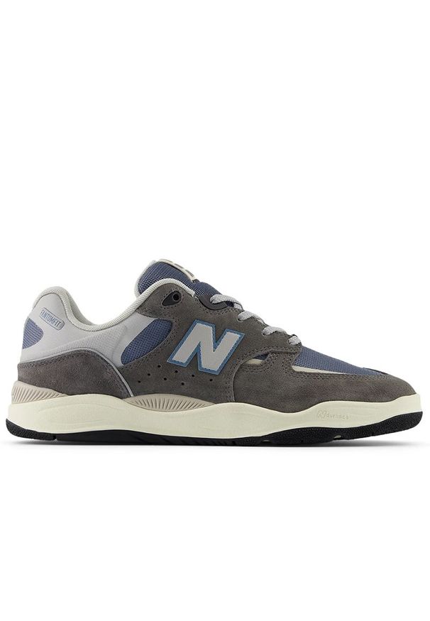 Buty New Balance Numeric NM1010JP - szare. Kolor: szary. Materiał: tkanina, materiał, guma, zamsz, skóra. Szerokość cholewki: normalna. Sport: skateboard, fitness, bieganie