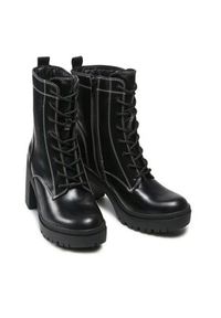 DeeZee Trzewiki LS5331-03A Czarny. Kolor: czarny. Materiał: skóra #5