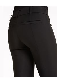 Patrizia Pepe - PATRIZIA PEPE - Czarne elastyczne spodnie. Okazja: na co dzień. Kolor: czarny. Materiał: tkanina. Styl: casual, elegancki #2
