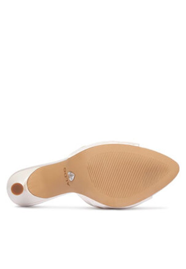Aldo Klapki Rosalina 14298613 Biały. Kolor: biały. Materiał: materiał