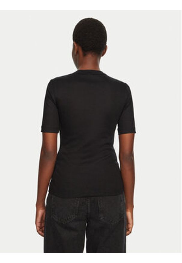 IVY & OAK - IVY OAK T-Shirt Kristin IO1100X2351 Czarny Slim Fit. Kolor: czarny. Materiał: bawełna