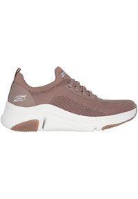 skechers - Adidasy Skechers Bobs Sparrow Flex -, Kobiety. Kolor: brązowy. Materiał: materiał