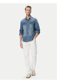 Tommy Jeans Koszula jeansowa Western DM0DM23661 Niebieski Regular Fit. Kolor: niebieski. Materiał: bawełna #2