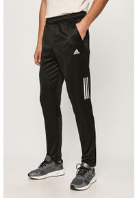 adidas Performance - Dres. Kolor: czarny. Materiał: dresówka. Wzór: aplikacja #7