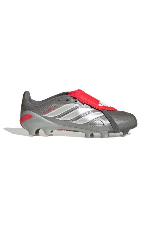 Adidas - Dziecięce buty piłkarskie adidas Predator League FG. Kolor: szary. Sport: piłka nożna