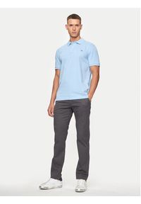 GANT - Gant Polo Shield 2220 Niebieski Slim Fit. Typ kołnierza: polo. Kolor: niebieski. Materiał: bawełna #4
