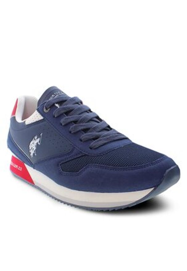 U.S. Polo Assn. Sneakersy Nobil NOBIL003C Niebieski. Kolor: niebieski. Materiał: materiał
