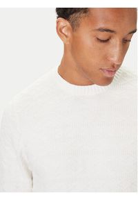 Guess Sweter M5BR42 Z2ZK2 Écru Regular Fit. Materiał: syntetyk