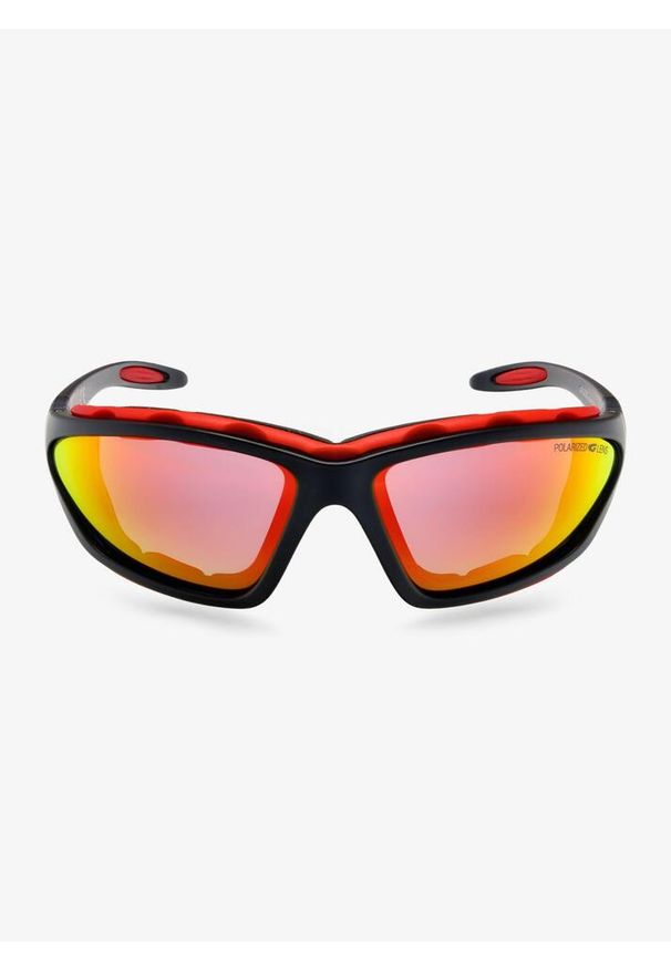 Okulary przeciwsłoneczne GOG Mese - black/poly.red. Kolor: czarny