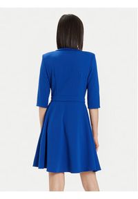 Rinascimento Sukienka koktajlowa CFC0118280003 Niebieski Regular Fit. Kolor: niebieski. Materiał: syntetyk. Styl: wizytowy