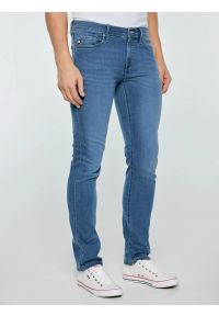 Big-Star - Jeansy męskie dopasowane niebieskie Terry 230. Stan: obniżony. Kolor: niebieski. Styl: vintage, klasyczny #4