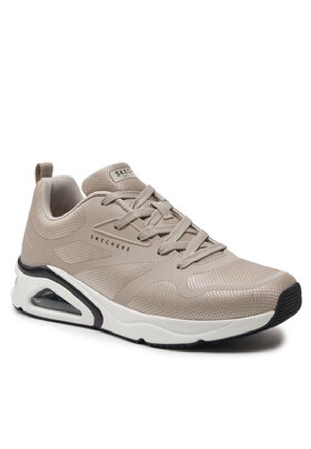 skechers - Skechers Sneakersy Tres-Air Uno-Revolution-Airy 183070/NAT Beżowy. Kolor: beżowy. Materiał: materiał