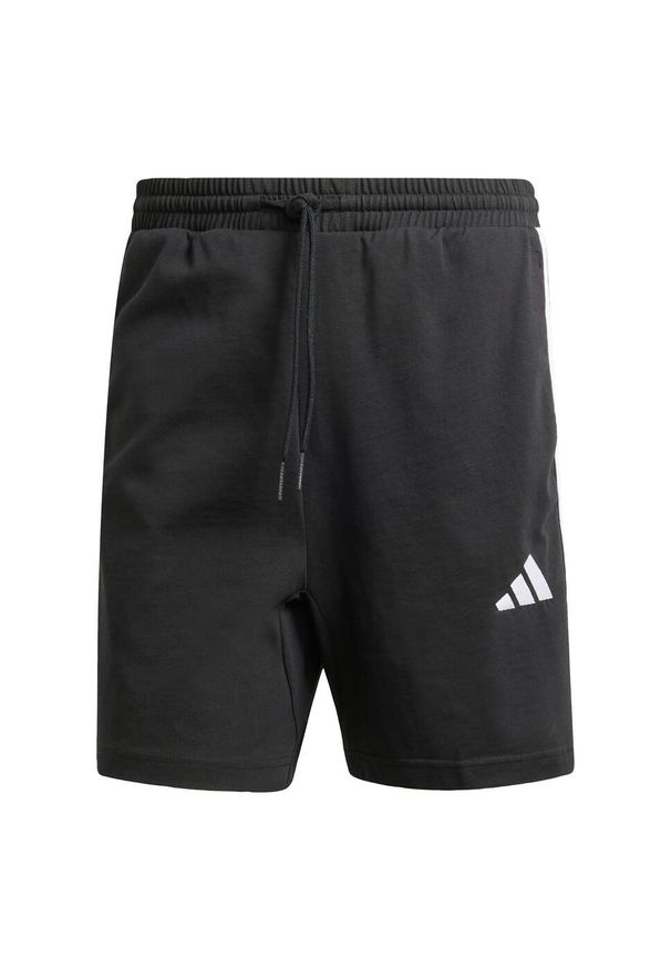 Adidas - Szorty Essentials 3-Stripes Single Jersey 7-Inch. Kolor: biały, wielokolorowy, czarny. Materiał: jersey