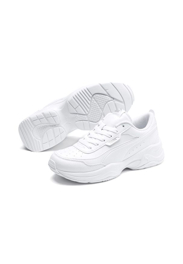 Buty do chodzenia damskie Puma Cilia Mode. Kolor: biały, wielokolorowy, szary. Materiał: materiał, syntetyk, tkanina. Sezon: lato. Sport: turystyka piesza