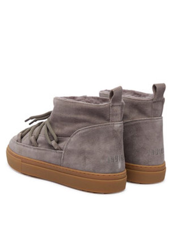 Inuikii Śniegowce Classic Low 2001.001.0021 Szary. Kolor: szary. Materiał: skóra, zamsz