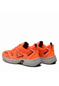 Calvin Klein Jeans Sneakersy Retro Tennis Su-Mesh YM0YM00589 Pomarańczowy. Kolor: pomarańczowy. Materiał: materiał, mesh #2