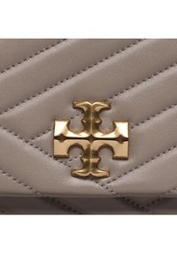 Tory Burch Torebka Kira Chevron Convertible Shoulder Bag 90446 Szary. Kolor: szary. Materiał: skórzane #3