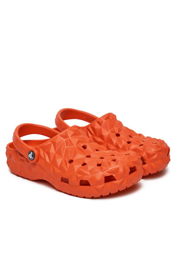 Crocs Klapki Classic Geometric Clog 209563 Czerwony. Kolor: czerwony