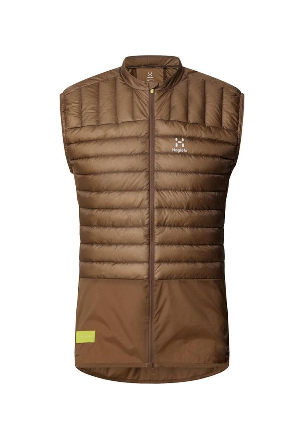 Haglöfs - Kamizelka puchowa L.I.M Intense Trail Down Vest. Kolor: brązowy. Materiał: puch