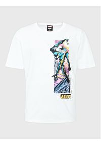 HUF T-Shirt MARVEL Web Of TS02062 Biały Regular Fit. Kolor: biały. Materiał: bawełna. Wzór: motyw z bajki