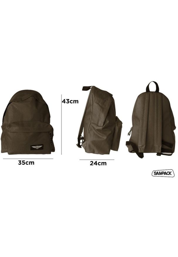 Eastend - Plecak Sampack brązowy. Kolor: brązowy
