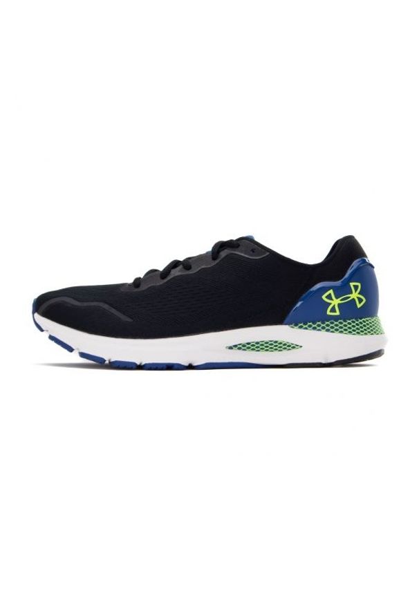 Buty Under Armour Hovr Sonic 6 M 3026121-002 czarne. Okazja: na co dzień. Kolor: czarny. Materiał: materiał, guma. Szerokość cholewki: normalna. Sport: fitness