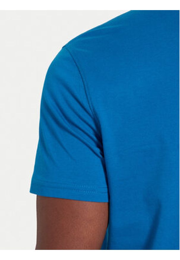 Tommy Jeans T-Shirt DM0DM04411 Niebieski Regular Fit. Kolor: niebieski. Materiał: bawełna